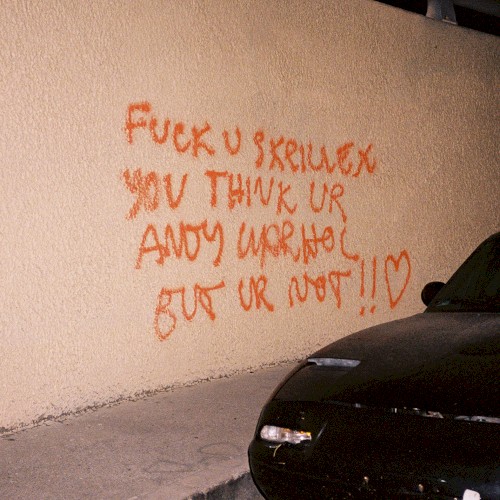 F*CK U SKRILLEX YOU THINK UR ANDY WARHOL BUT UR NOT!! <3