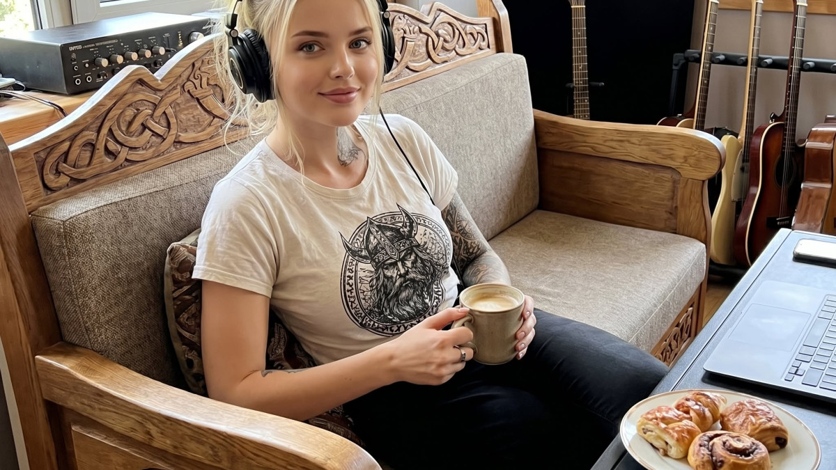 Listeutsnitt for Raven Astrid